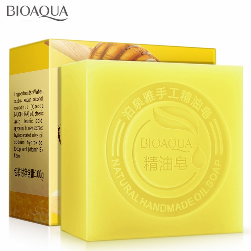      ó ¡     Ŭ ٵ 農 Ų ɾ    ǰ 100g/Honey Essential Oil Soap Moisturizing Cleaning Whitening Soap Wash Hair Clean B